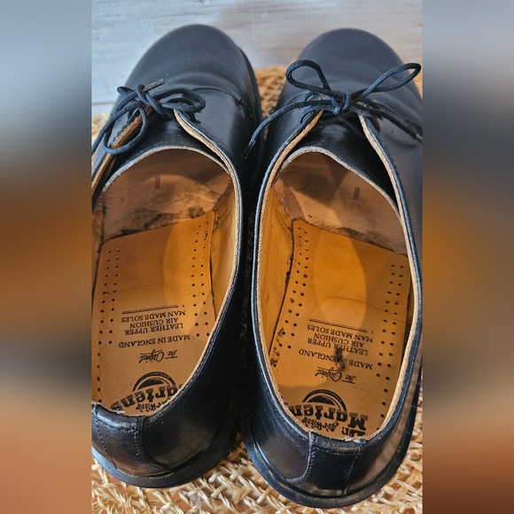 Dr. Martin's Black Leather Lace-Up Oxford Shoes Size 11 - Picture 8 of 16